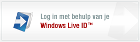 Gebruik uw Windows LIVE account om in te loggen.